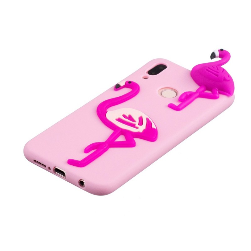 coque huawei p20 lite flamand rose