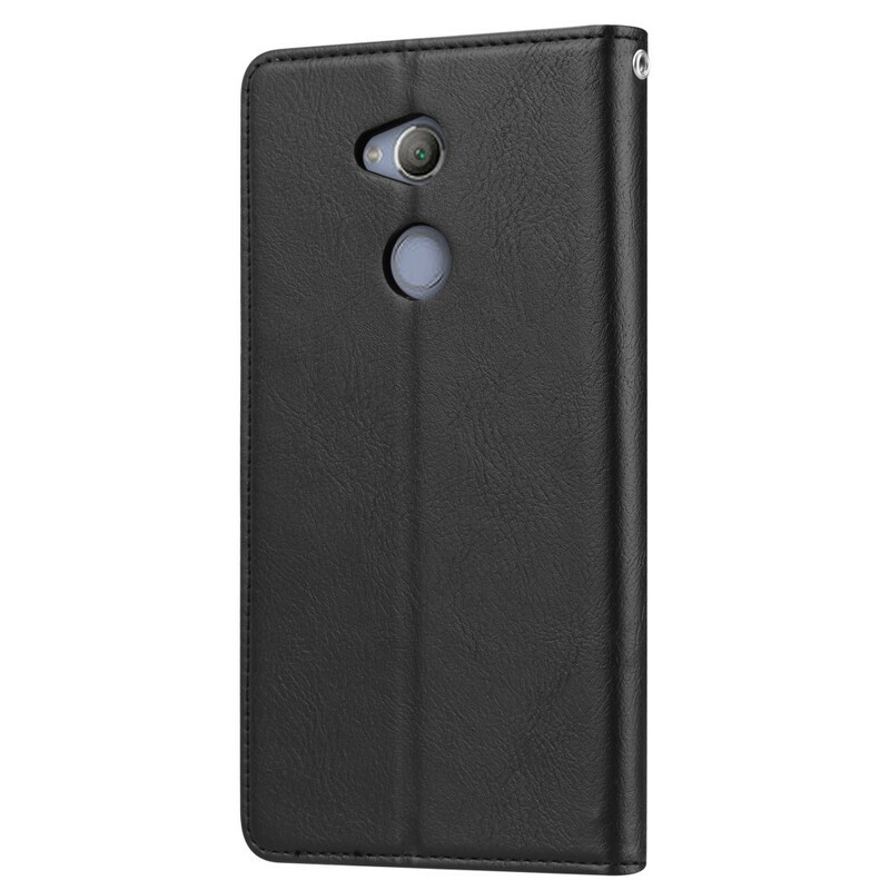 Flip Cover Sony Xperia XA2 Simili Cuir Porte-Cartes