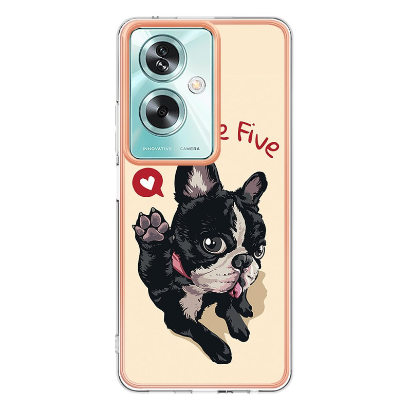 Coque Oppo A79 5G Chien Give Me Five