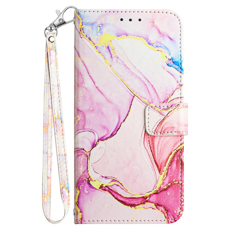 Housse Oppo A79 5G Marbre à Lanière