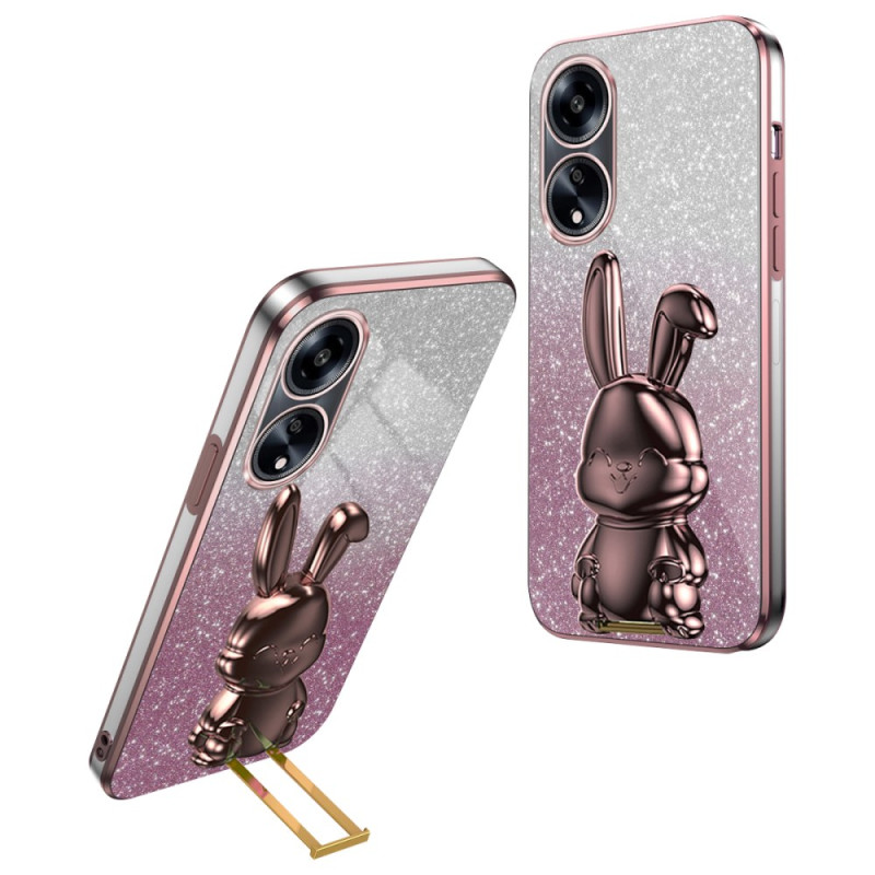 Coque Oppo A58 / A98 5G Lapin Support