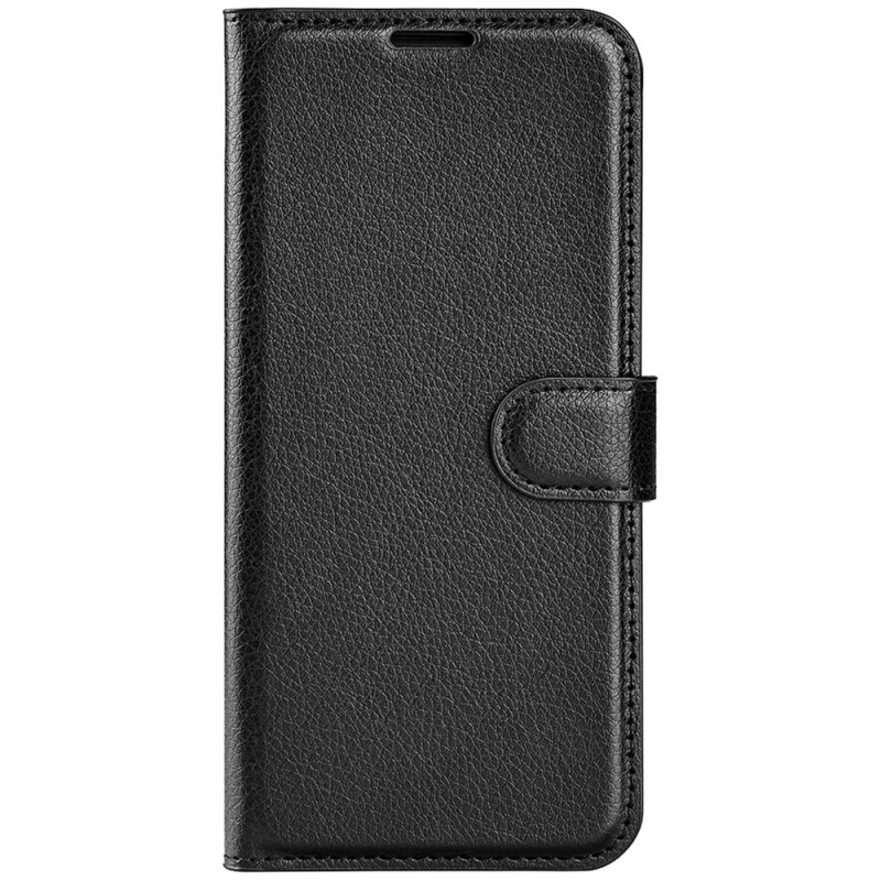 Housse Oppo A38 Simili Cuir Litchi Classique
