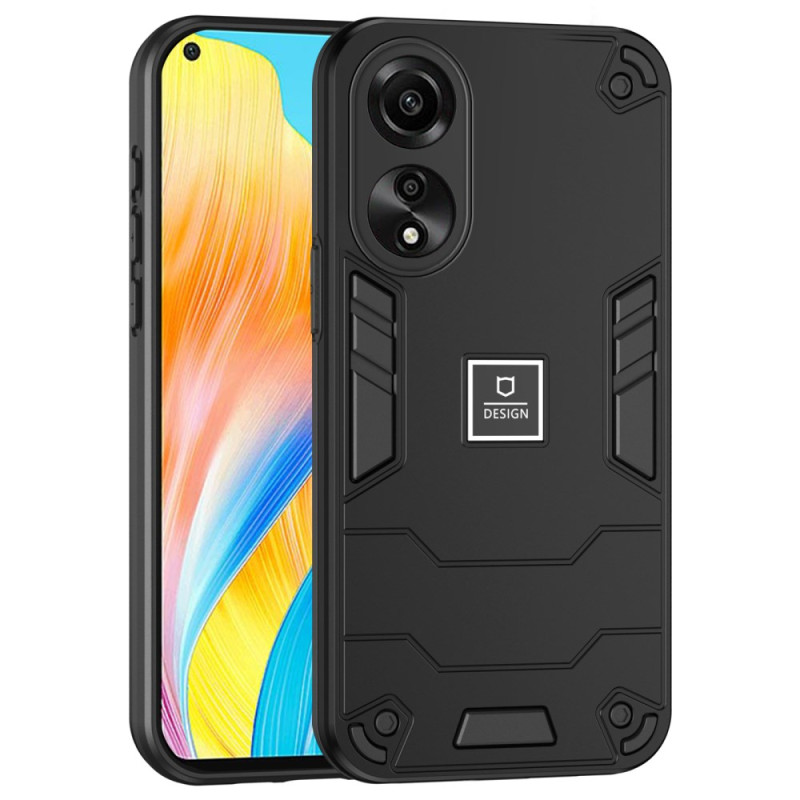 Coque Oppo A78 Hybride Effet Métal