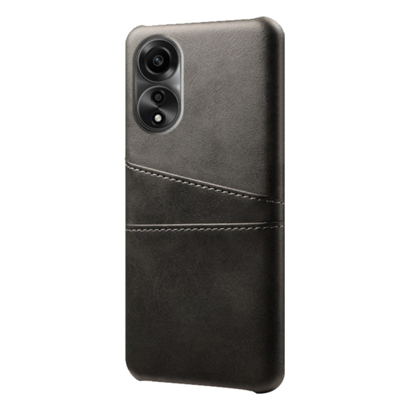 Coque Oppo A78 Effet Cuir Porte-Cartes