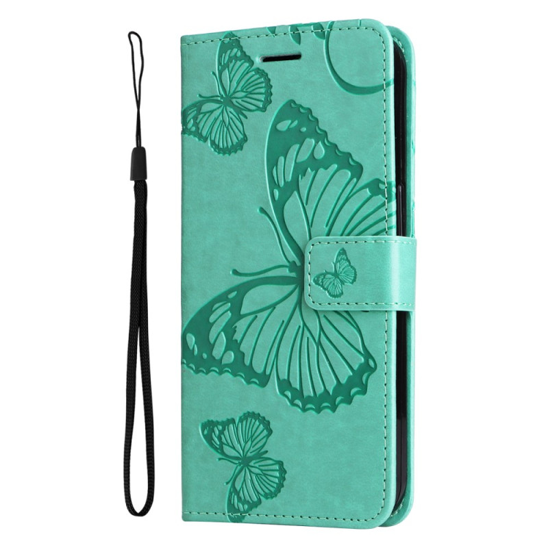 Housse Oppo A78 Papillons Géants à Lanière