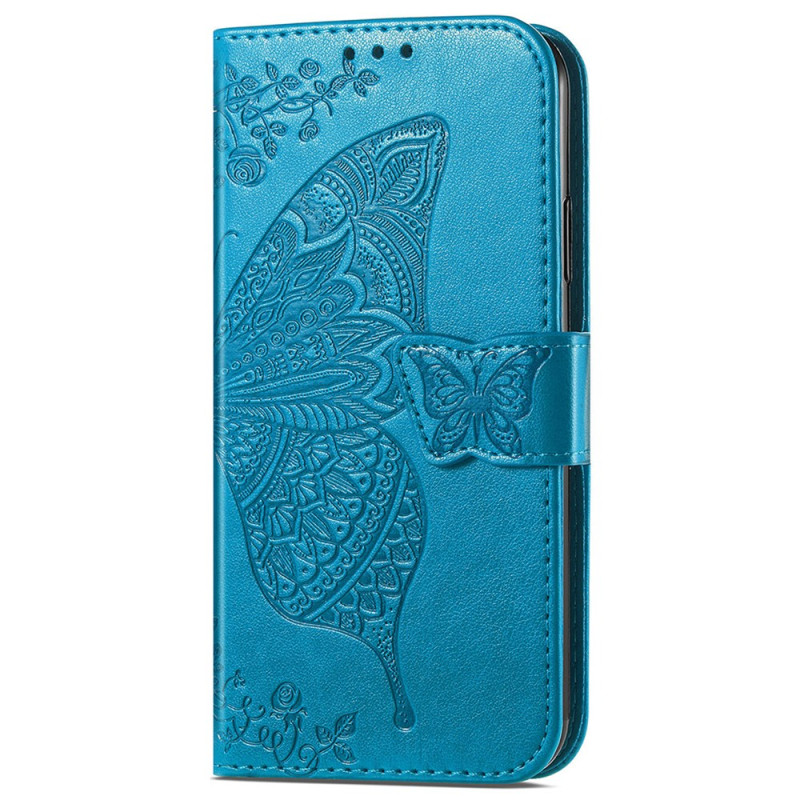 Housse Oppo A96 / Realme 9i Papillon Baroque à Lanière