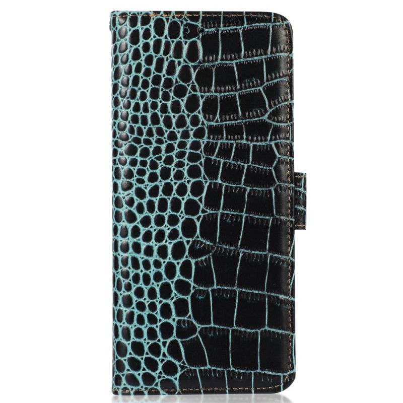 Housse Xiaomi Redmi A3 / Poco C61 Cuir Texture Crocodile