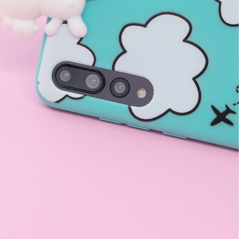 Coque Huawei P20 Pro 3D Chien dans les Nuages