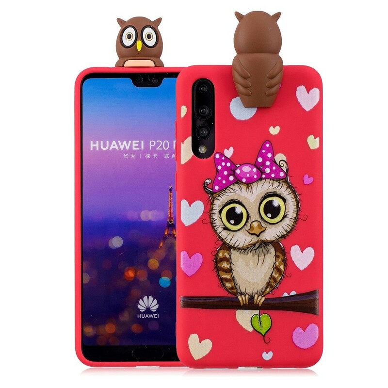 Coque Huawei P20 Pro 3D Miss Hibou Coque Huawei P20 Pro 3D Miss Hibou