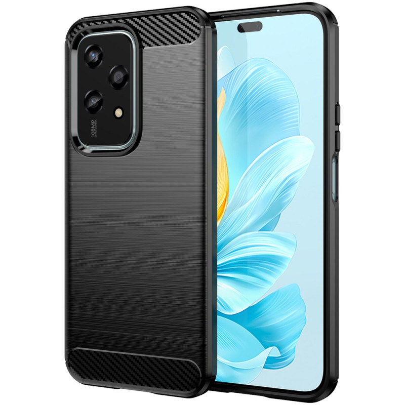Coque Honor 200 Lite Fibre Carbone Brossée