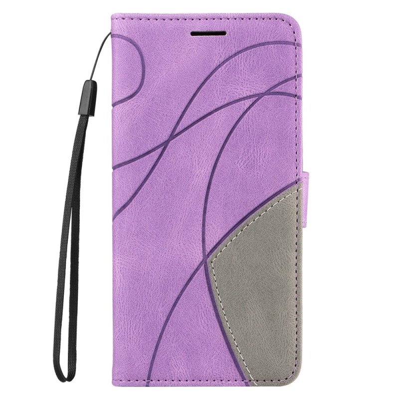 Housse Oppo Reno 10 / 10 Pro Bicolore Lignes Ondulées