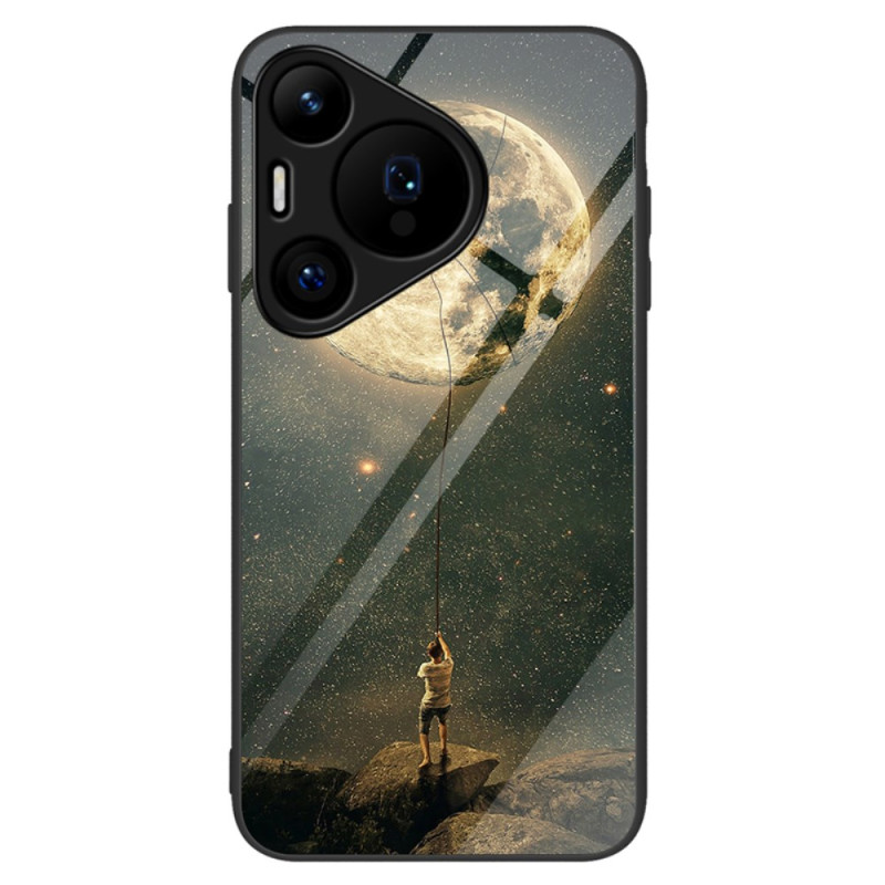 Coqie Huawei Pura 70 verre Trempé Homme à la Lune