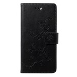 Housse Honor 9 Lite Papillons Et Fleurs À Lanière Housse Honor 9 Lite Papillons Et Fleurs À Lanière