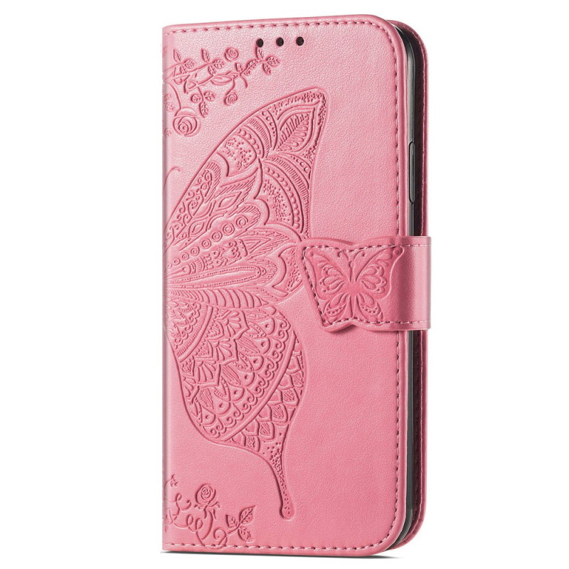 Housse Realme 12 Pro 5G / 12 Pro Plus 5G Papillon Baroque à Lanière