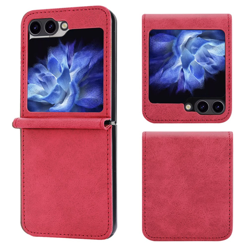 Coque Samsung Galaxy Z Flip 7 FE / Z Flip 6 Simili Cuir