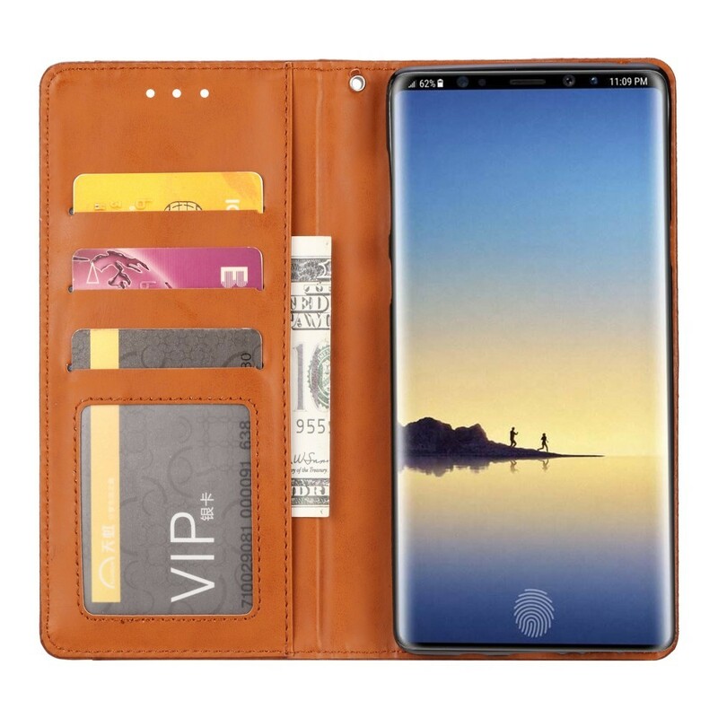 Flip Cover Samsung Galaxy Note 9 Simili Cuir Porte-Cartes