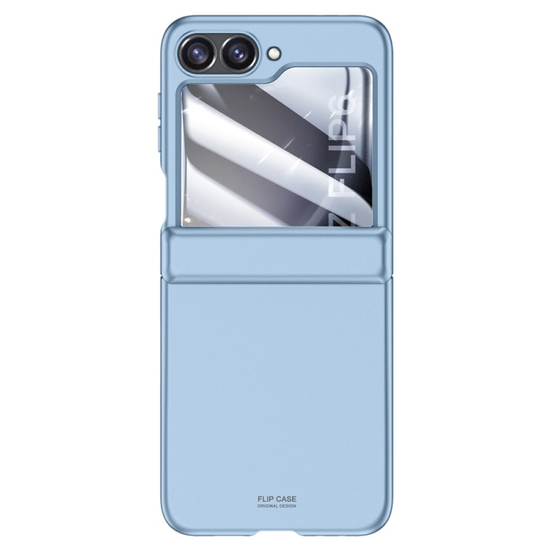 Coque Samsung Galaxy Z Flip 6 5G Protection de Charnière et Film Écran Arrière en Verre Trempé