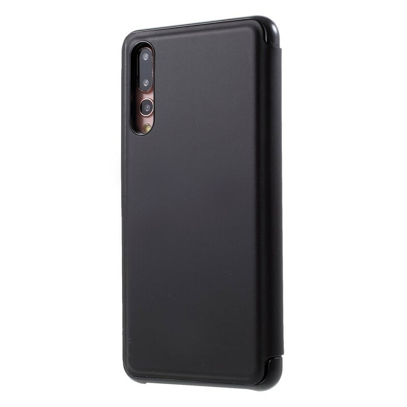 Flip Cover Huawei P20 Pro Miroir et Effet Cuir