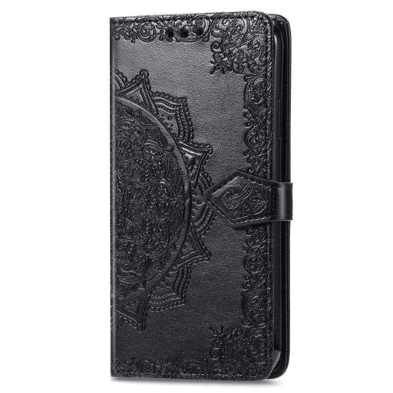 Housse Motorola Edge 50 Pro Mandala Baroque à Lanière