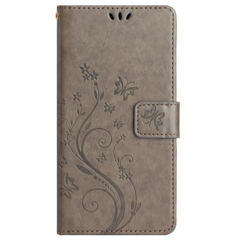 Housse Motorola Edge 50 Fusion Florale et Papillons