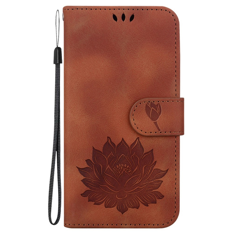 Housse Motorola Edge 50 Fusion Lotus à Lanière