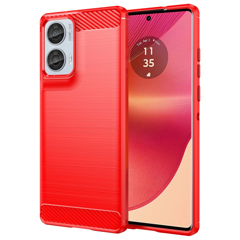 Coque Motorola Edge 50 Fusion Fibre Carbone Brossées