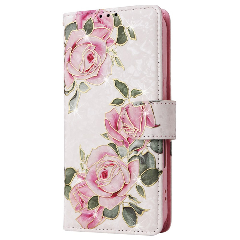 Housse iPhone 16 Technologie Blocage RFID Fleurs