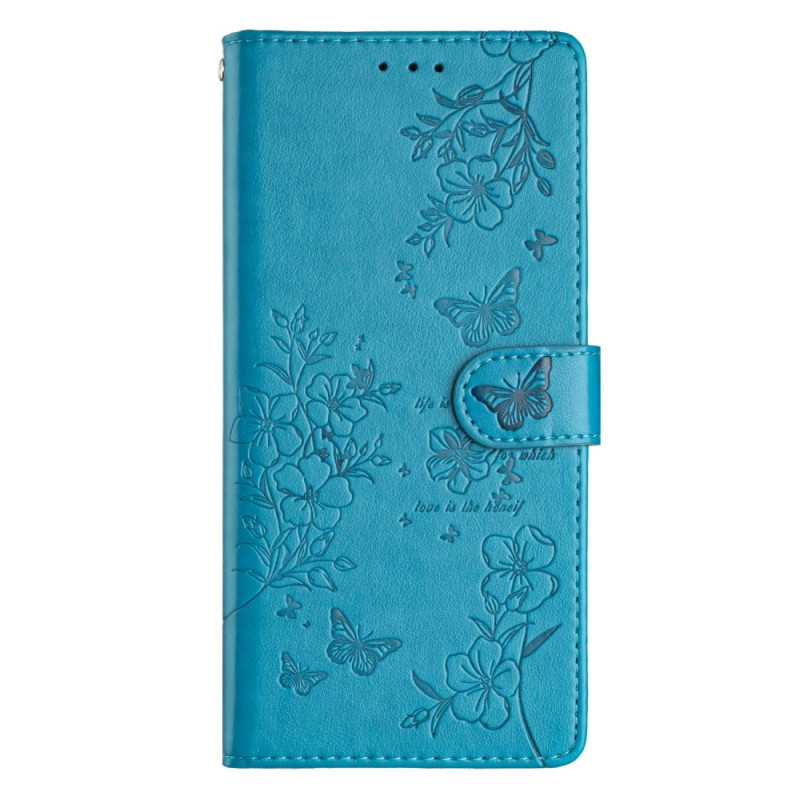 Housse iPhone 16 Motif Papillons Floraux