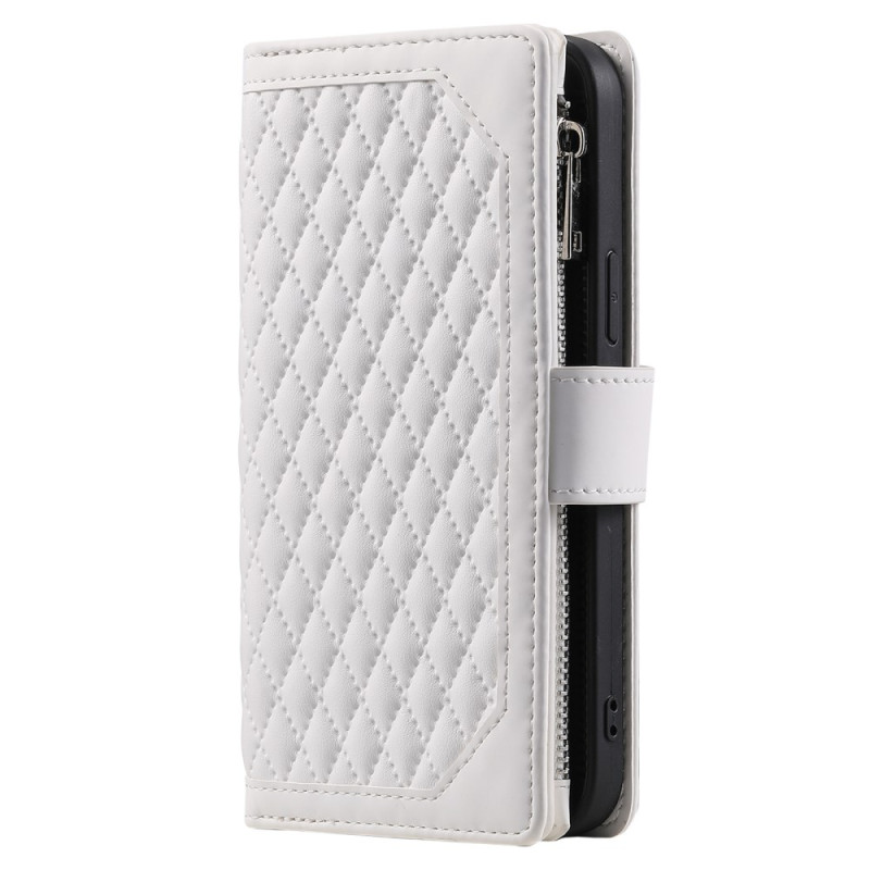 Housse iPhone 16 Plus Portefeuille Matelassée