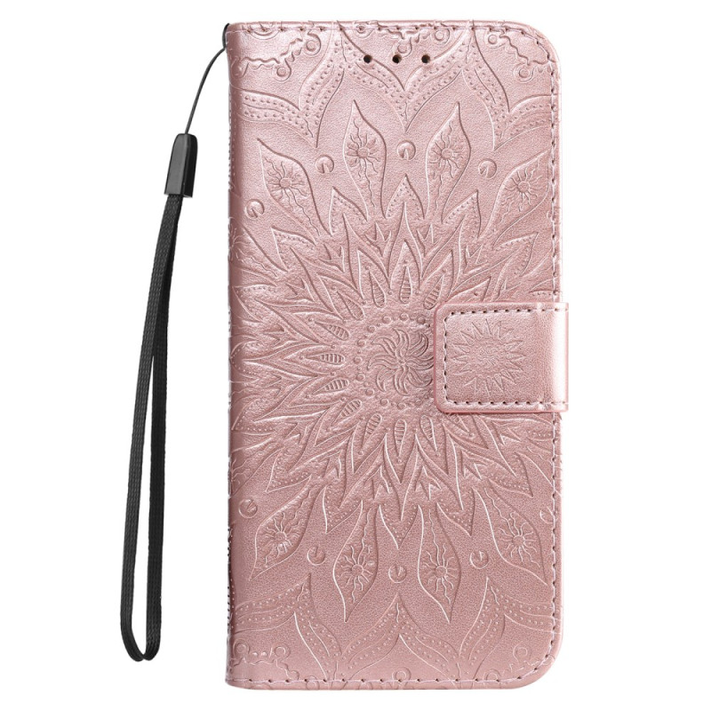 Housse iPhone 16 Plus Motif Mandala avec Lanière