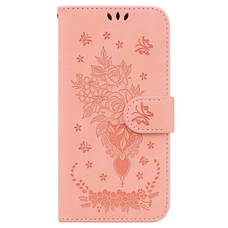 Housse Google Pixel 9 / Pixel 9 Pro Effet Daim Florale