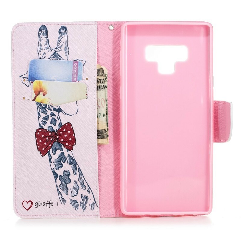 Housse Samsung Galaxy Note 9 Girafe Intello