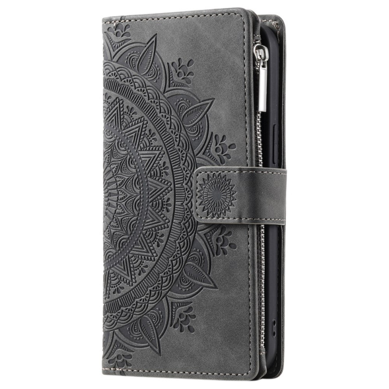 Housse Samsung Galaxy S24 FE Effet Daim Mandala