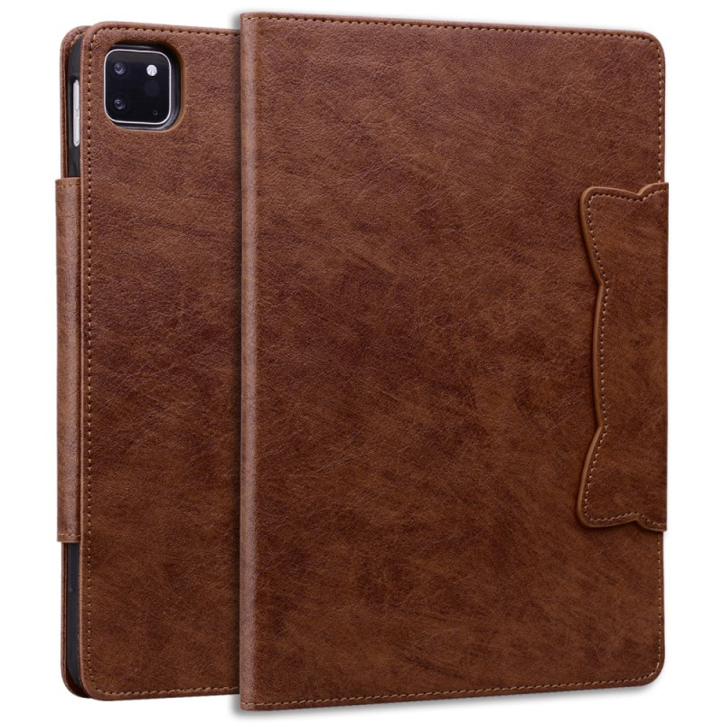 Housse iPad Pro 13 (2024) Fermoir Magnétique Design Chat