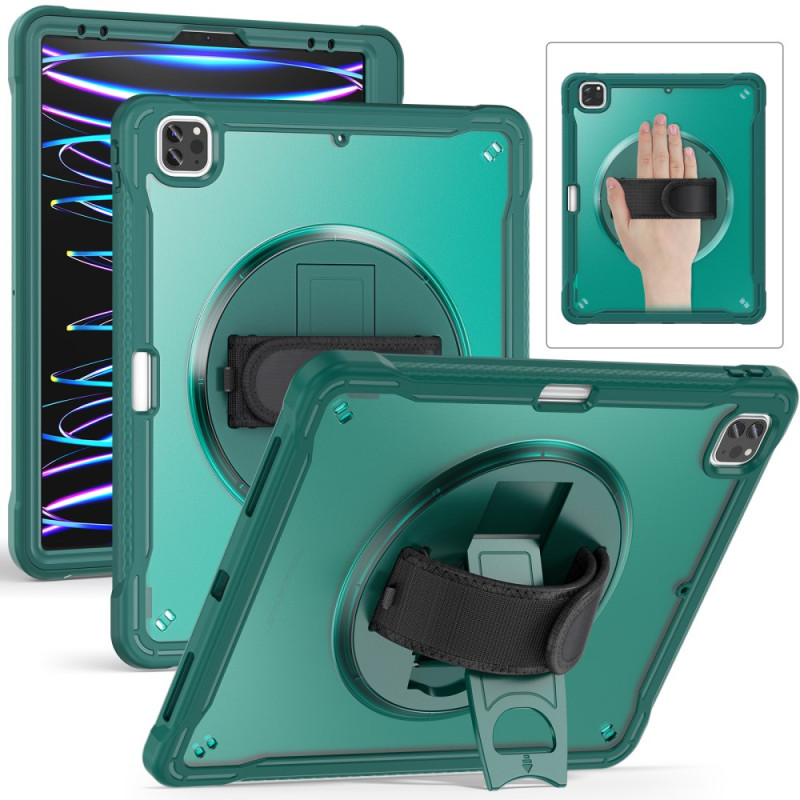 Coque iPad Air 13 (2025) (2024) / Pro 12.9" Support et Sangle à Main
