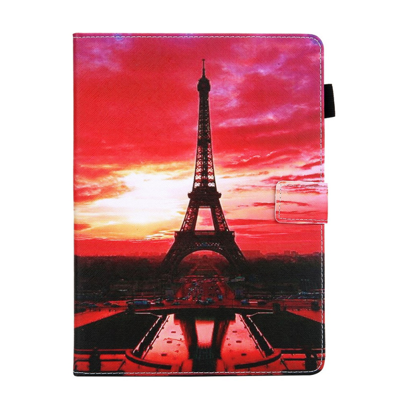 Étui iPad Air 11 (2025) (2024)/Air (2022) (2020)/ Pro 11 Tour Eiffel au Crépuscule