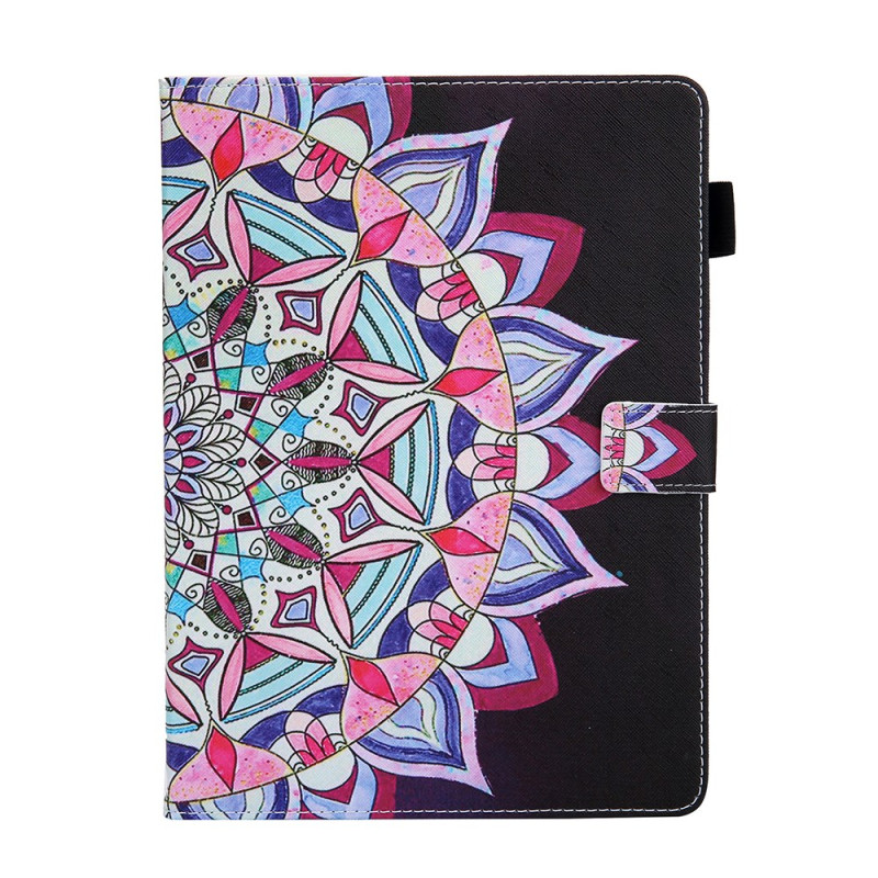 Étui iPad Air 11 (2025) (2024)/Air (2022) (2020)/ Pro 11 Mandala sur Fond Noir