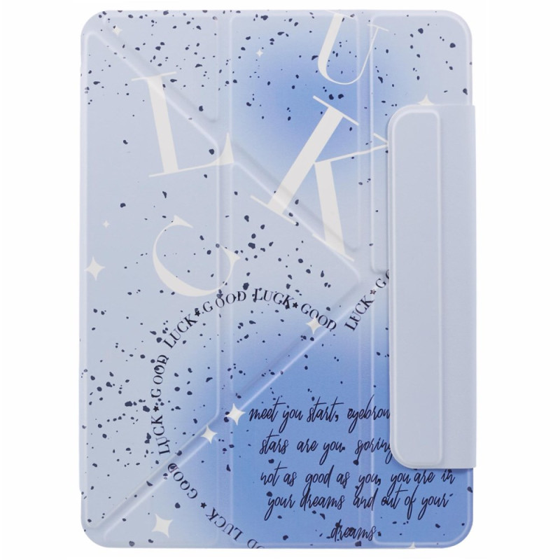 Smart Case iPad Air 11 (2025) (2024)/Air (2022) (2020)/ Pro 11 (2018) Lettres Bleues
