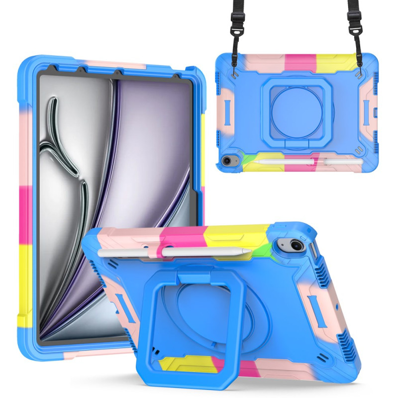 Coque iPad Air 11 (2025) (2024) Sangle d'Épaule et Support Mains Libres