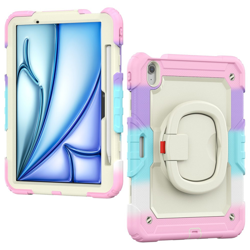 Coque iPad Air 11 (2025) (2024) Poignée Rotative et Bandoulière