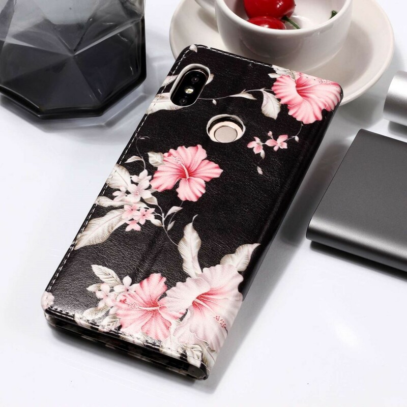 Housse Xiaomi Redmi Note 5 Fleurs Roses