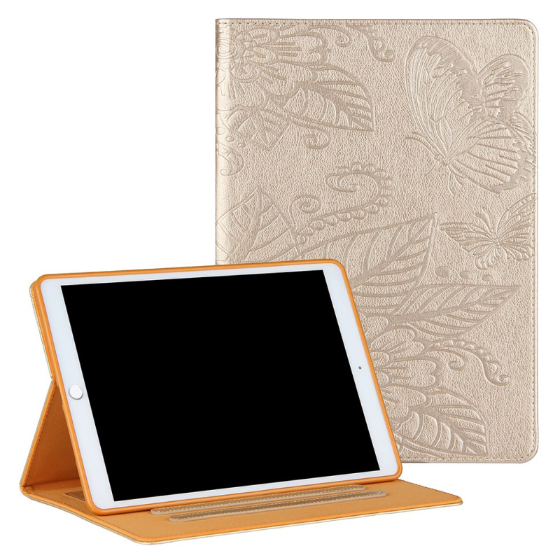 Étui iPad Air 11 (2025) (2024)/Air (2022) (2020)/ Pro 11 Empreinte Papillons et Fleurs