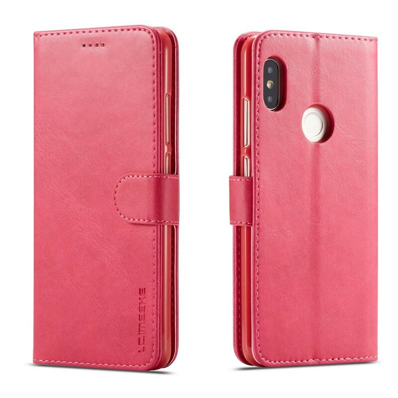 Housse Xiaomi Redmi Note 5 LC.IMEEKE Effet Cuir