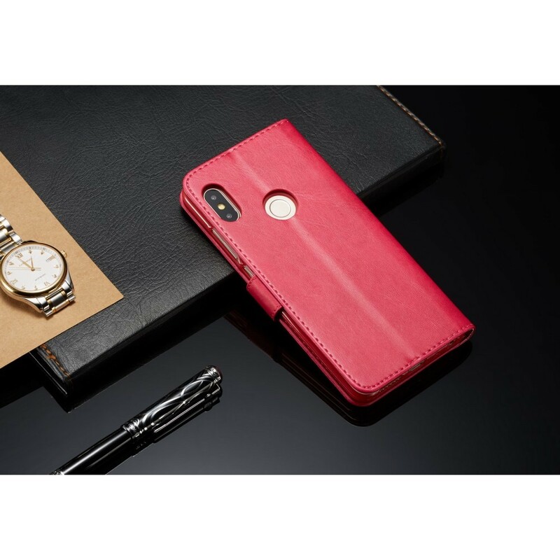 Housse Xiaomi Redmi Note 5 LC.IMEEKE Effet Cuir