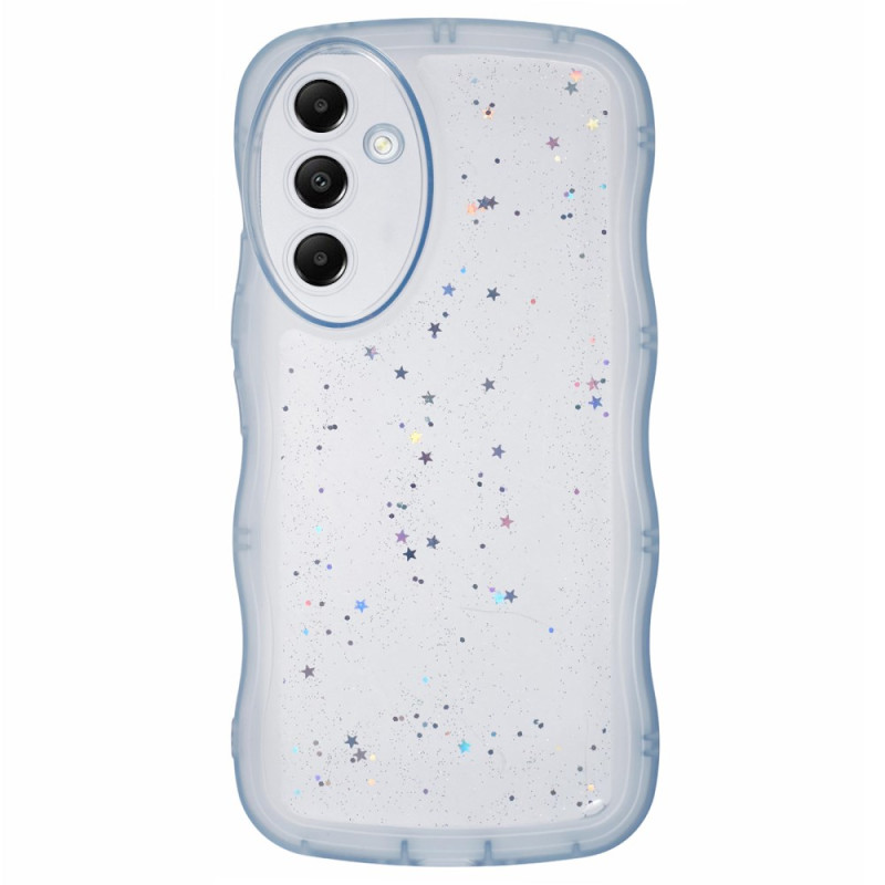 Coque Samsung Galaxy A24 4G Paillettes Bord Ondulé
