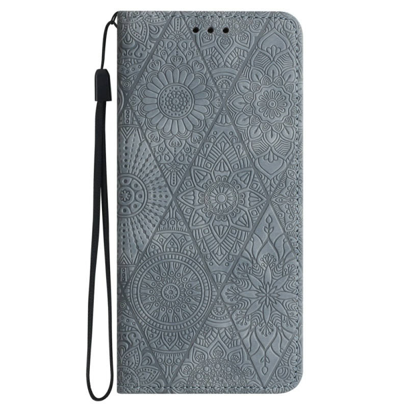 Housse Samsung Galaxy A16 4G / 5G Motif Floral et Lanière