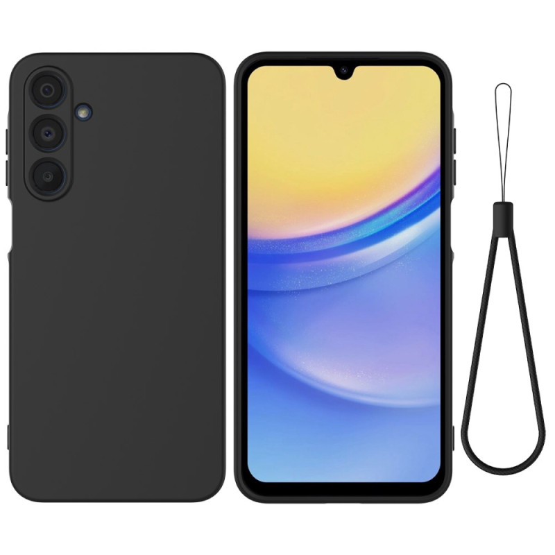 Coque Samsung Galaxy A16 4G / 5G Silicone Liquide à Lanière