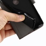 Housse Sony Xperia XZ2 Compact Muxma Tissu et Effet Cuir