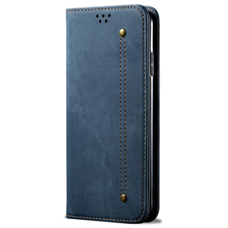 Flip Cover Xiaomi Redmi 13 4G / 13 5G Tissu Jeans