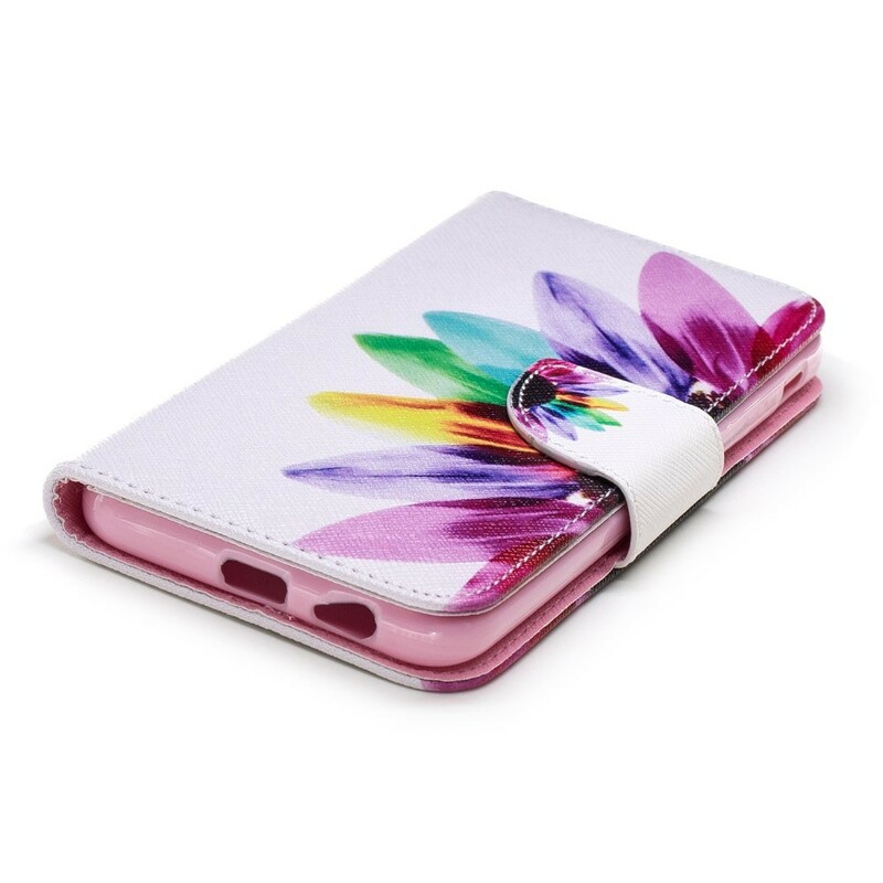 Housse Samsung Galaxy J6 Fleur Aquarelle Housse Samsung Galaxy J6 Fleur Aquarelle